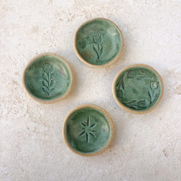 Salt Dish in Verdigris